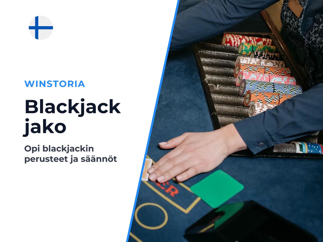Ensimmäinen jako ja kaksi korttia. Kierros