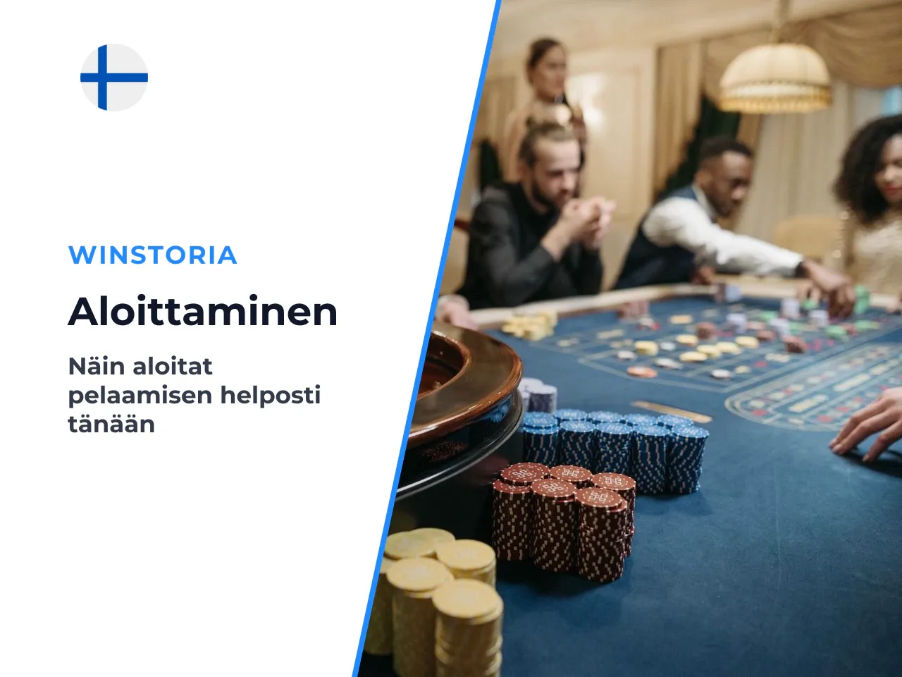 Kirjautuminen, pelin avaaminen ja panoksen asettaminen