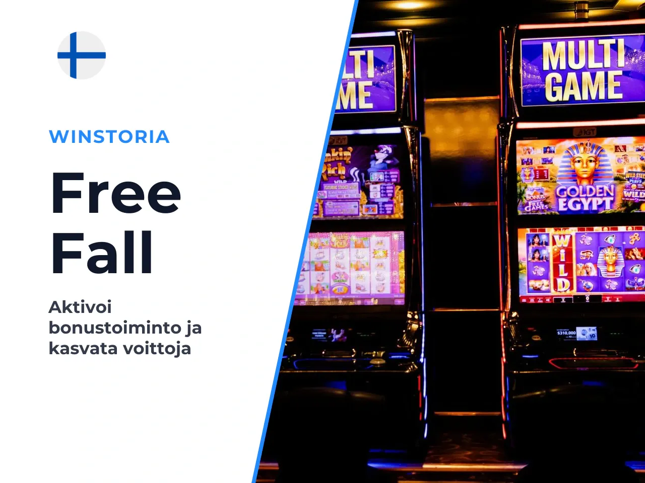 Free Fall -bonuspeli ja voittokerroin. Free