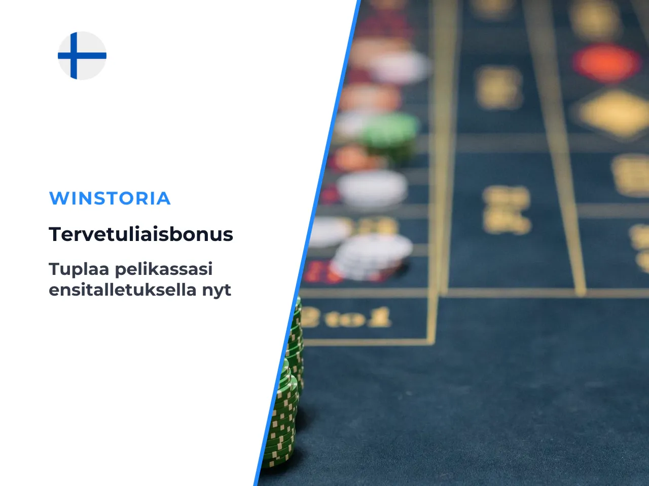 Deposit bonus ja welcome offer ensimmäisellä