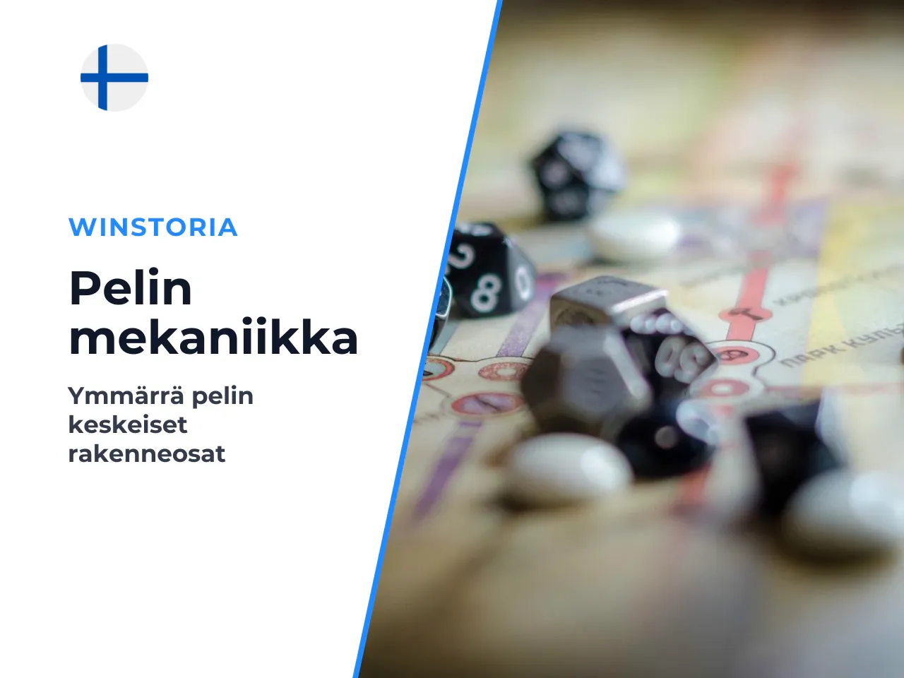 Pelin peruselementit pallot, kortit, lauta ja