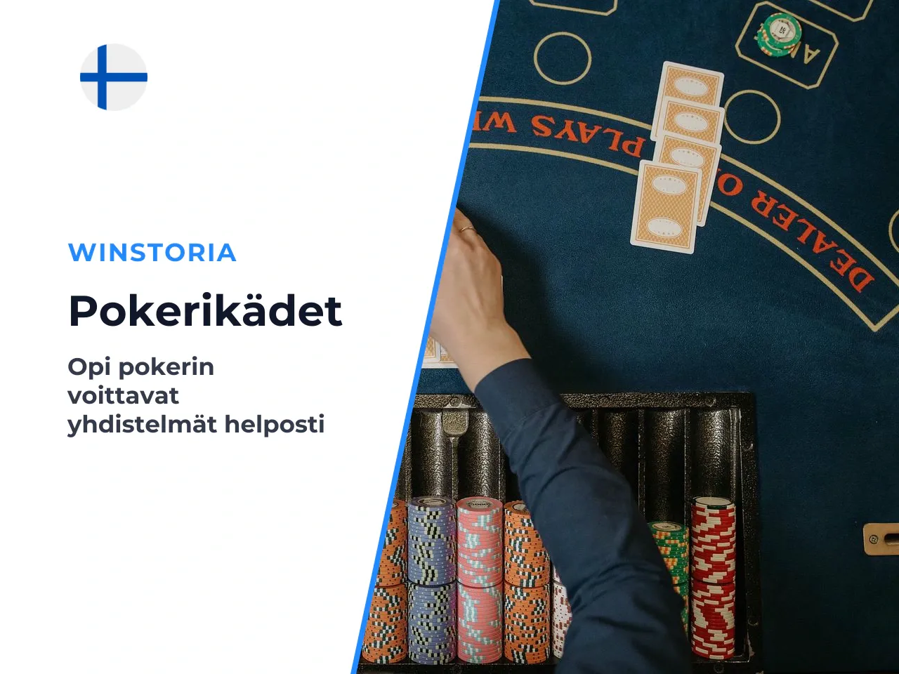 Väri, suora, kolme samaa ja kaksi