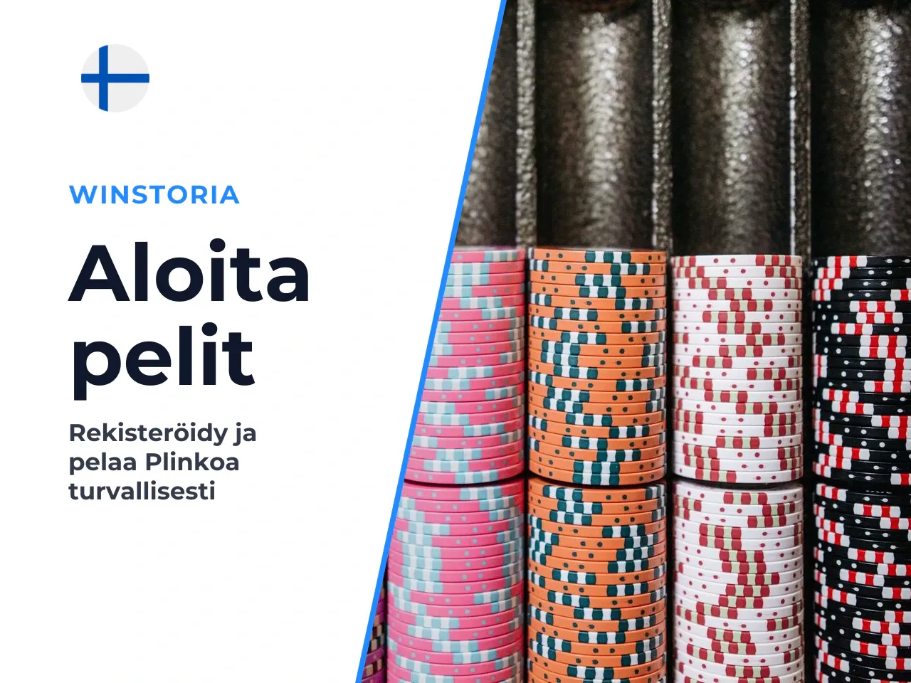 Rekisteröidy, tee talletus ja aloita pienellä